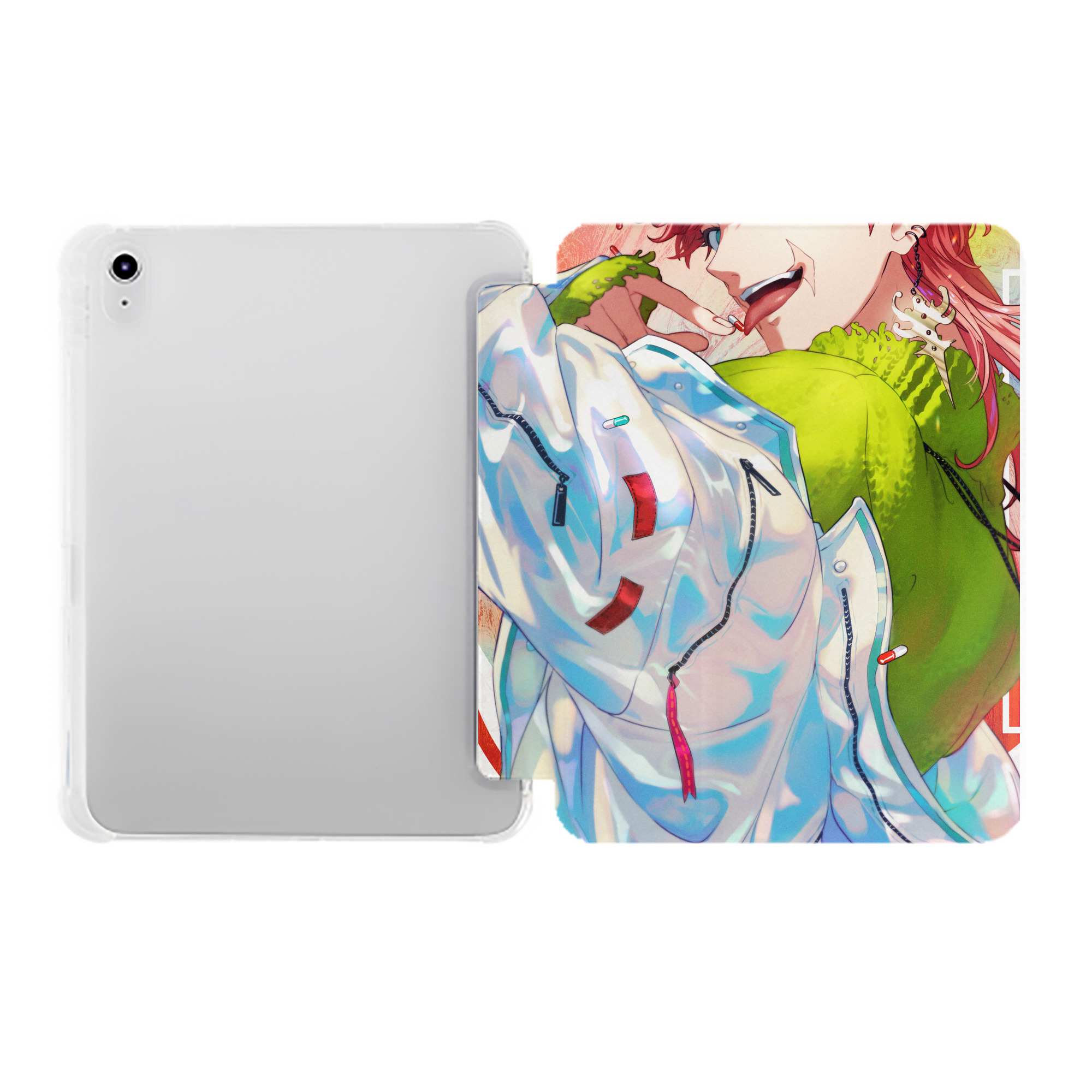 （画像用） 東京リベンジャーズ Tokyo Revengers IPad ケース ペン収納付き 三つ折りスタンド PUレザー×シリコン 対応機種9.5/10.5/10.9インチ